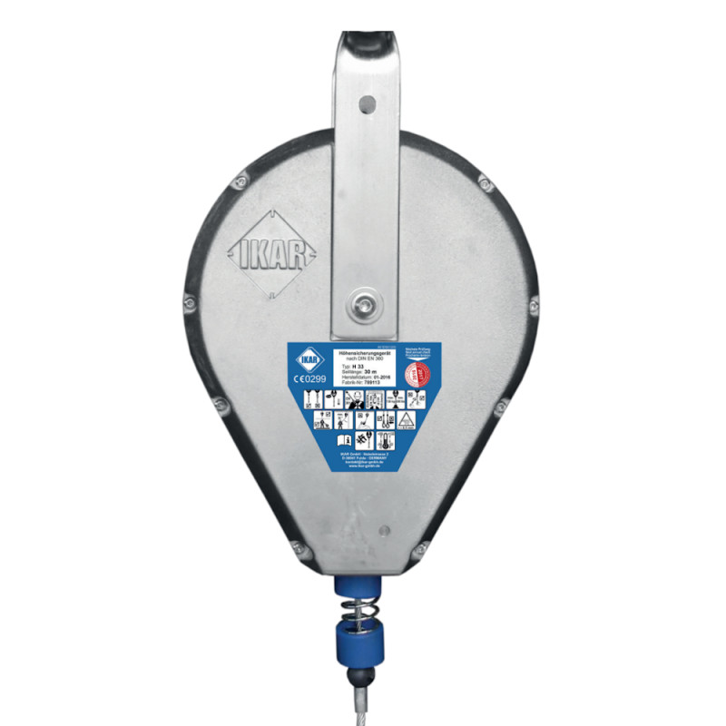 Механічний пристрій AUTOBLOK IKAR H 33 зі сталевим тросом 33 м AD233