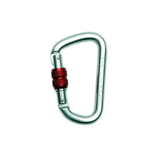 Карабін ASSECURO трапеція алюмінієвий з механічною муфтою AJ514L