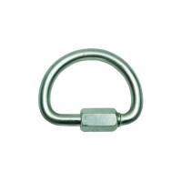 Карабін ASSECURO дельта сталевий з механічною муфтою AJ503