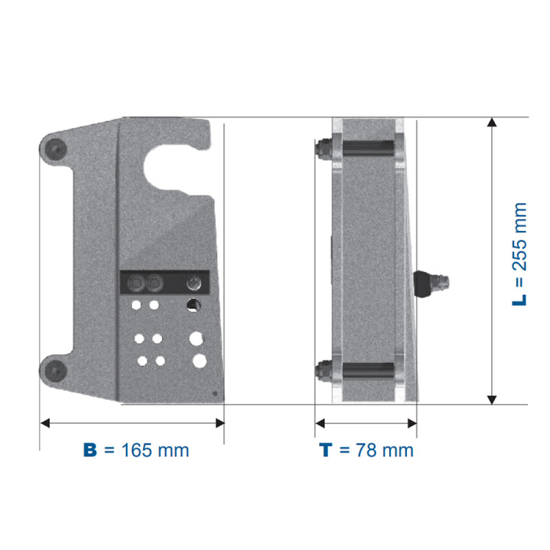 Тринога телескопічна IKAR DB-A2 з 2 точками кріплення діаметр 1560 мм AT055DB-A2