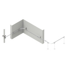 Горизонтальна страхувальна система рельсового типу TAURUS-HORIZONTAL