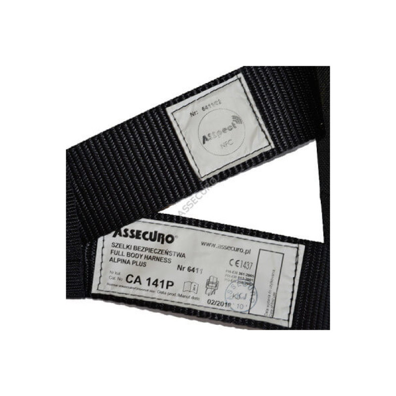 Пояс лямковий ASSECURO ALPINA PLUS QUICK NFC CA141PQ
