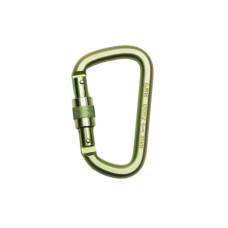 Карабін ASSECURO трапеція сталевий з механічною муфтою AJ514