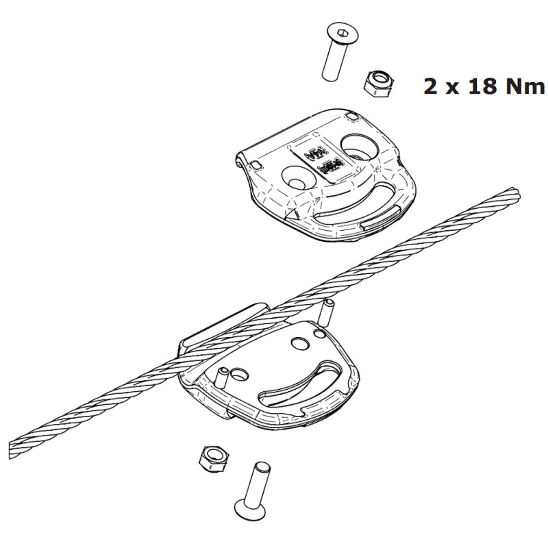 Візок INNOTECH GLEIT-13 для системи ALLinONE незнімний AN813 GLEIT-13
