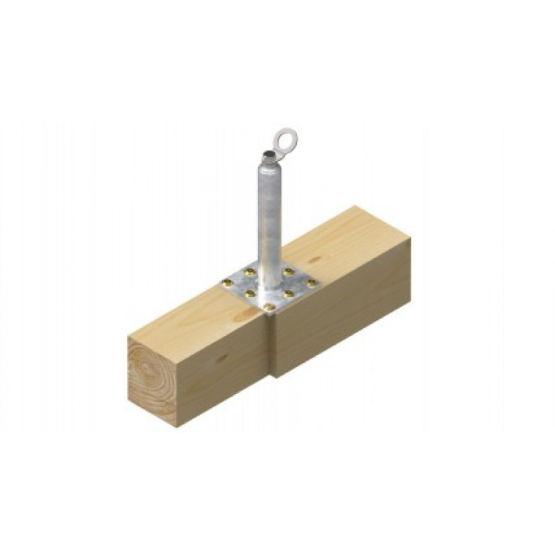 Стовпчик статичний INNOTECH STABIL 10 h = 300 мм бетон дерево сталь EAP-STABIL-10-300