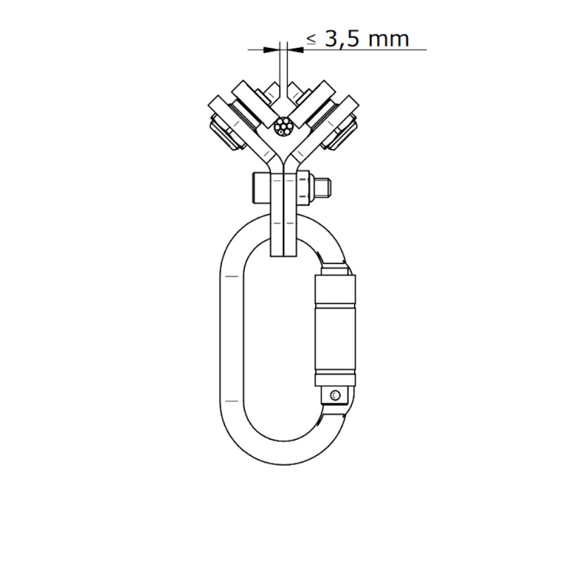 Візок INNOTECH GLEIT-11 для системи ALLinONE над головою AN811 GLEIT-11