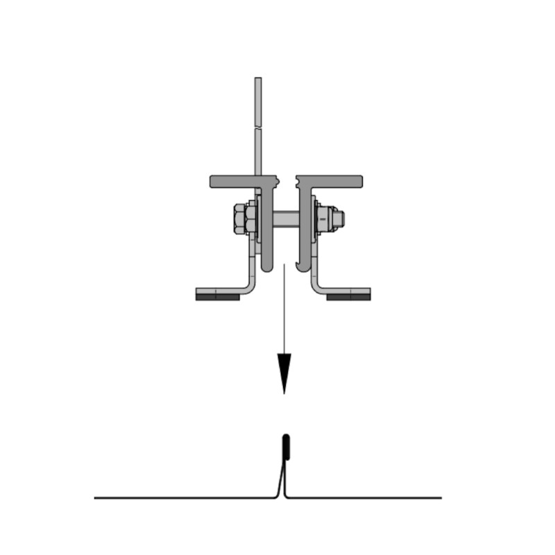 Точка безпеки для фальцевої покрівлі INNOTECH SDH-INDUSTRY-31