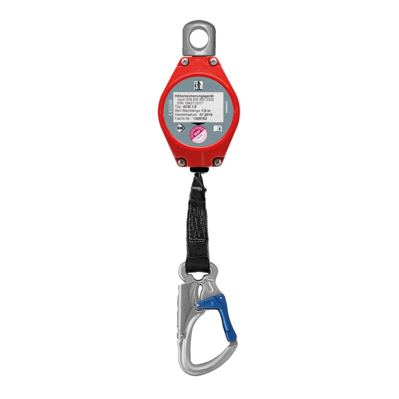 ЗІЗ втягувального типу IKAR ACB зі стрічкою 1,8м для підвісних робочих платформ ACB 1,8