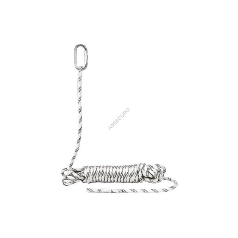 Шнур ASSECURO для ALUSTOP/STOPER з карабіном AJ501T 15 м Ø12 мм AC401-AC403-15