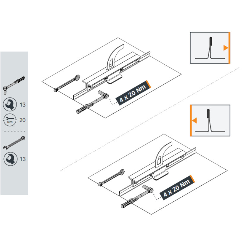 Точка безпеки для фальцевої покрівлі INNOTECH SDH-INDUSTRY-31