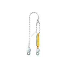 Строп ASSECURO шнур регульований з амортизатором та карабінами 2xAJ560 1,9 м Ø12мм CE202R-H1H1