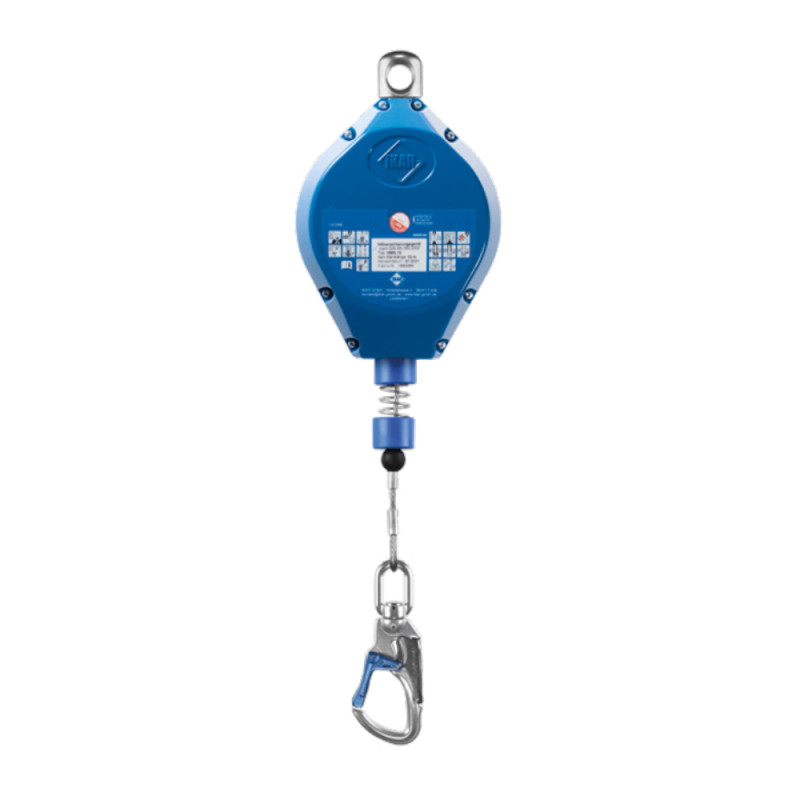 Страхувальний пристрій IKAR HWS з тросом 12м алюмінієвий корпус HWS 12