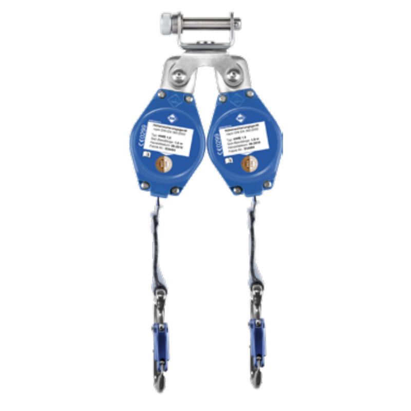 ЗІЗ втягувального типу IKAR HWB DW з подвійною стрічкою 2х1,8м HWB 1,8 DW