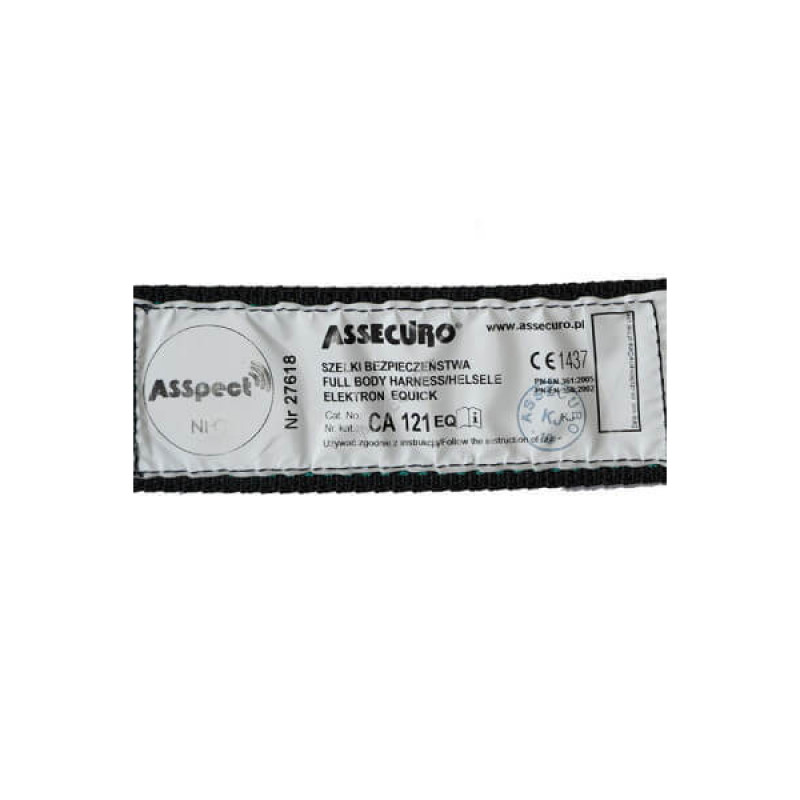 Пояс лямковий ASSECURO ELEKTRON FAST NFC CA121 розмір XXL