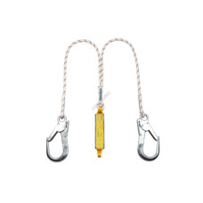 Строп ASSECURO подвійний із шнура з амортизатором і карабінами 2xAJ591 1,7 м CE2022L-F2
