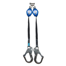 ЗІЗ втягувального типу IKAR HWB DW з подвійною стрічкою 2х2м HWB 2 DW