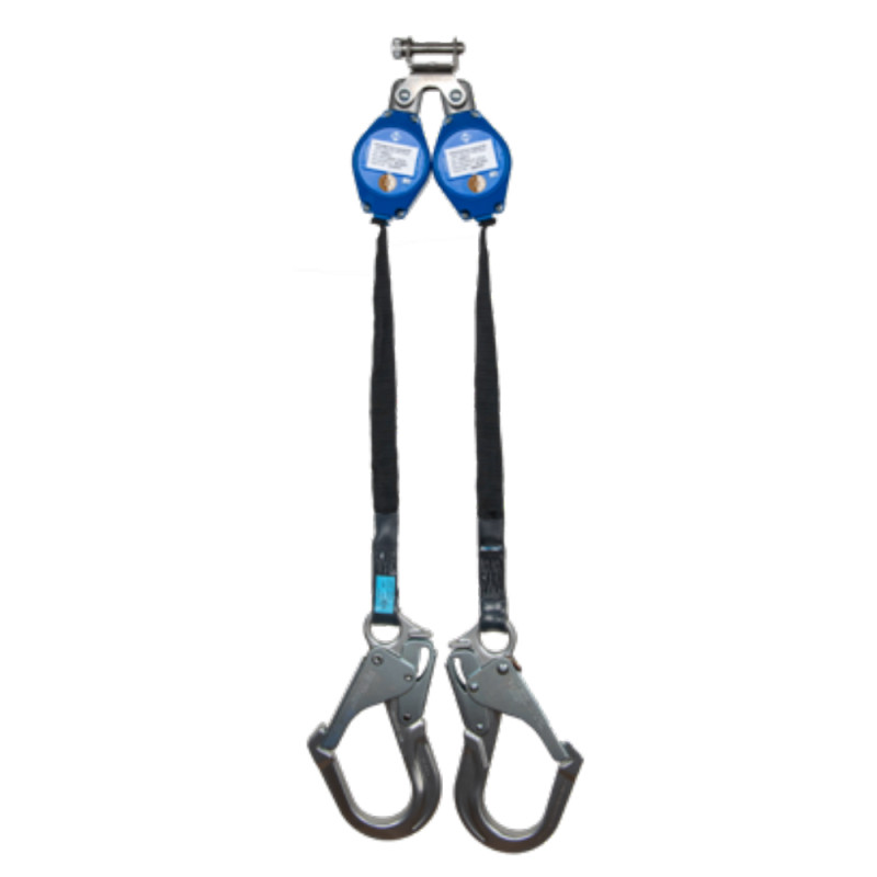 ЗІЗ втягувального типу IKAR HWB DW з подвійною стрічкою 2х2м HWB 2 DW