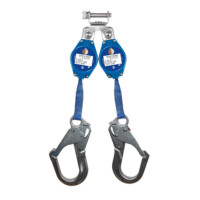 ЗІЗ втягувального типу IKAR HWB DW з подвійною стрічкою 2х2м HWB 2 R DW