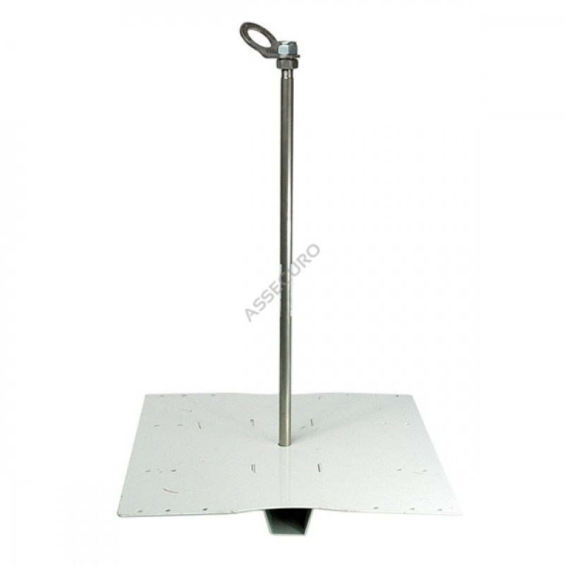 Стовпчик INNOTECH Quadrat 12 для трапецієподібного листа h = 500мм гвинти в комплекті EAP-QUAD-12-500