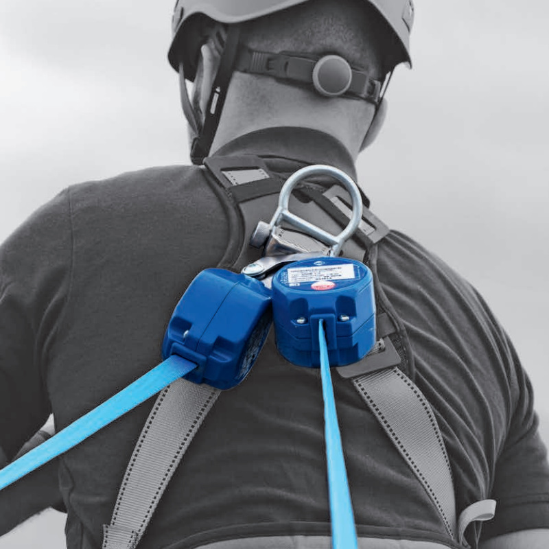 ЗІЗ втягувального типу IKAR HWB DW з подвійною стрічкою 2х2м HWB 2 R DW