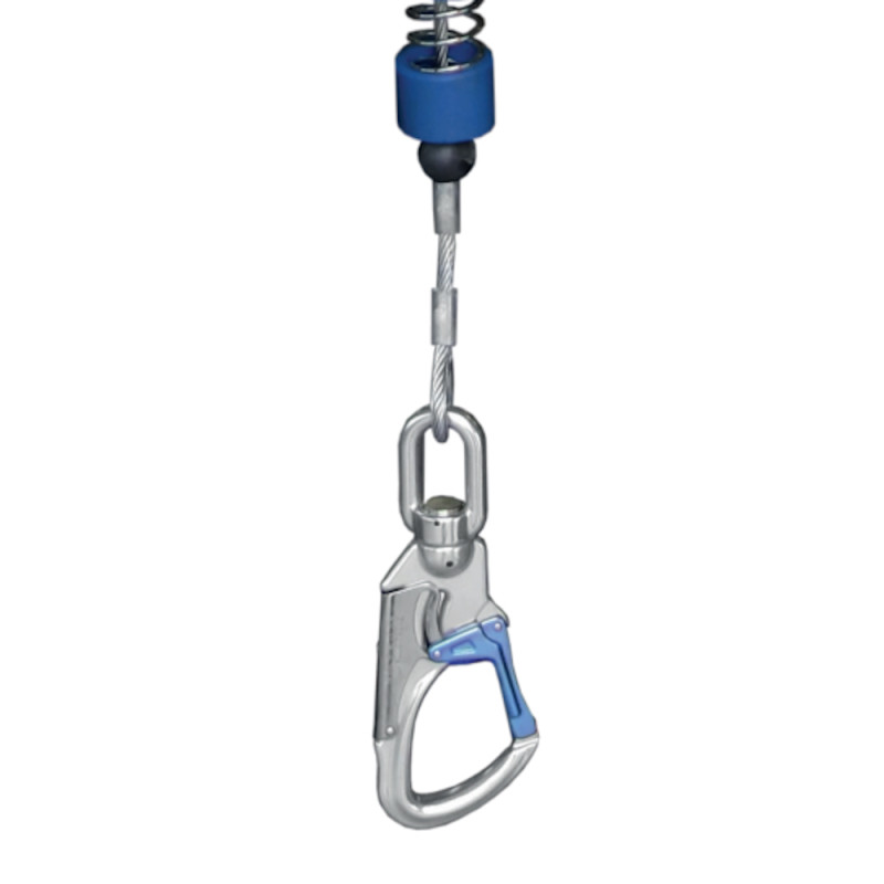 Страхувальний пристрій IKAR H з тросом 33м алюмінієвий корпус H-33