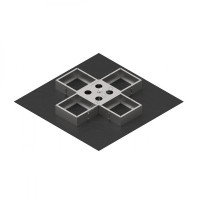 Анкерний пункт INNOTECH EAP-VARIO-15 фіксується за допомогою бетонних плит комплект без бетонних плит EAP-VARIO-15