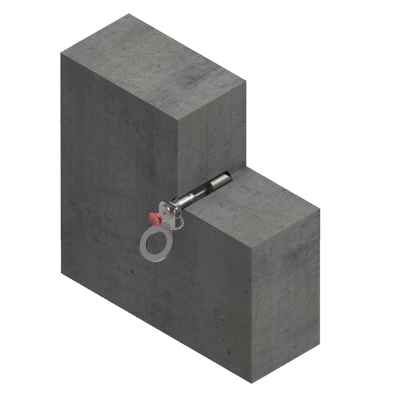 Анкерний пункт перенесений INNOTECH LOCK 13 для стін (без гнізда) EAP-LOCK-13