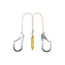 Строп ASSECURO подвійний із шнура з амортизатором і карабінами 2хAJ592A 1,7 м CE2022L-F4