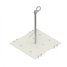 Стовпчик INNOTECH Quadrat 12 для трапецієподібного листа h = 600мм гвинти в комплекті EAP-QUAD-12-600