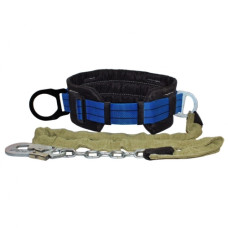 Пояс безлямковий Вертикаль укомплектований стропом ланцюговим та малим карабіном К20