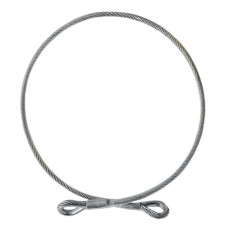 Зачіп із сталевого троса у ПВХ обплетенні "чалка" 1м
