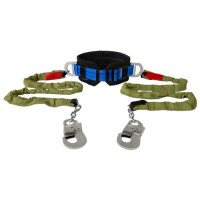 Пояс безлямковий Вертикаль укомплектований двома ланцюговими стропами та малими карабінами К20