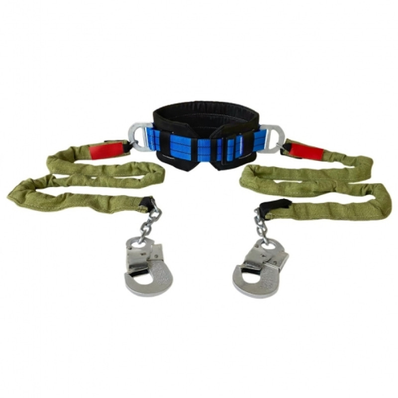 Пояс безлямковий Вертикаль укомплектований двома ланцюговими стропами та малими карабінами К20