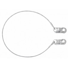 Строп із сталевого тросу Вертикаль з 2-ма малими карабінами К20 1СТ1